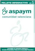 Portada del folleto informativo de 2008